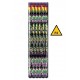 <p>Lot de 6 chandelles romaines multicolores﻿.﻿ Durée : 10 secondes﻿</p>